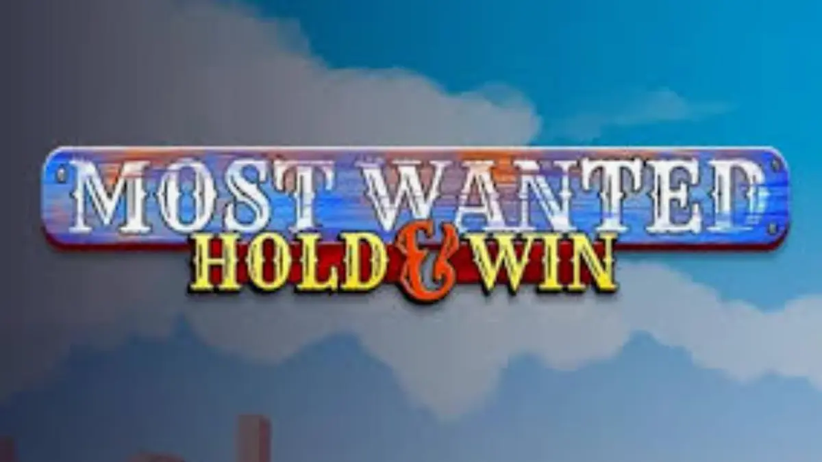 Tampilan visual game slot Most Wanted: Hold & Win dengan tema koboi retro